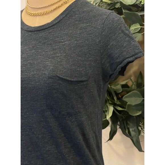 MADEWELL Navy Cotton Crew Neck Tee T-Shirt XS - Picture 2 of 7
